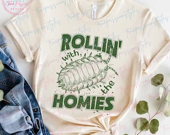 Insektenpille Bug Shirt, Isopod Shirt, Bugs Insekt Liebhaber Shirt, lustiges seltsames verrücktes Shirt, Lehrer für Entomologie Geschenk T0129