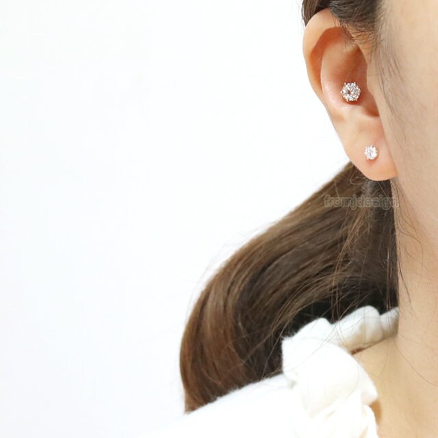 ◆STONEHENgE◆ SHe 14K Piercing T1373 Single Designer fashion, Seoul-fully created | W Concept