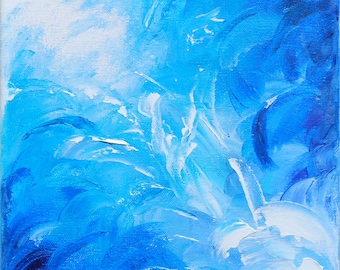 【F4号】good blue(spelling) 油絵 oil painting il_340x270.1012690810_5lvb.jpg