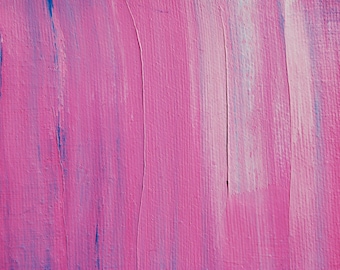 Hand Drawn Oil Painting Unveiling a Playful Pink, White, and Blue Abstract Art Background Stock