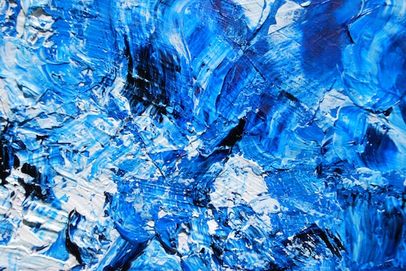 Orignial Abstract Expressionism Oil Painting, Square 10 X 10
