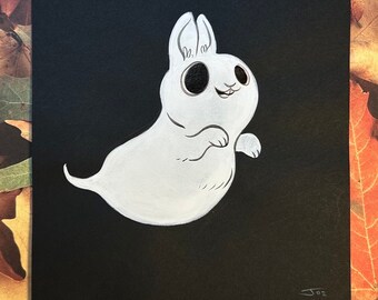 Bunny Ghost - Original Painting