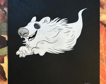 Wolf Ghost - Original Painting