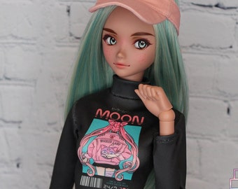 Black Lady Sailor Moon Top for Smart Doll