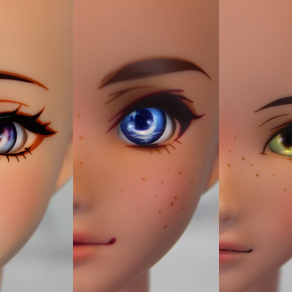 Semi-Real Smart Doll and BJD Eyes 14mm