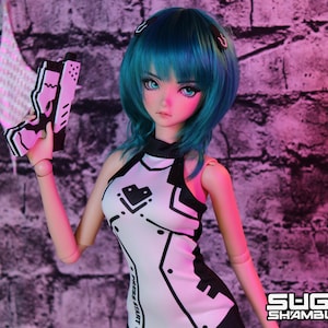 Cyber Sentinel Dress Set for Smart Doll, Dollfie Dream and Similar Sized BJDs