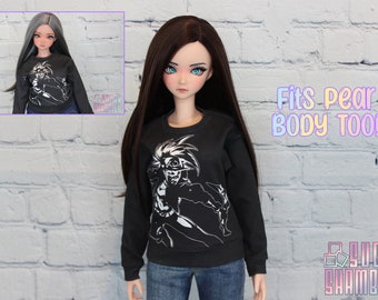 K / D / A oversized sweater for Smart Doll, Smart Doll Pear, and similar BJD's