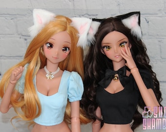 Car Ear Clips for 1/3 scale BJD's and Smart Doll ( Animal Ears )