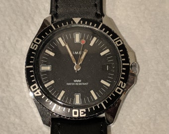 vintage timex dive watch