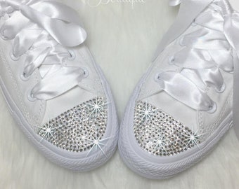 converse bling wedding shoes