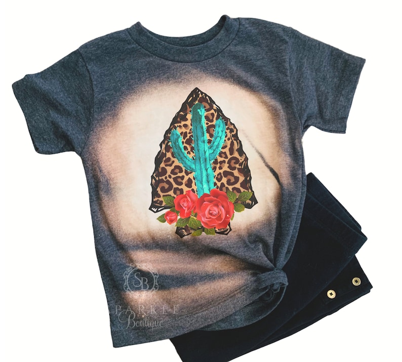 Bleach Kids Shirt Kids Cactus Tee Toddler Shirt Kids Tee Bleached Shirt