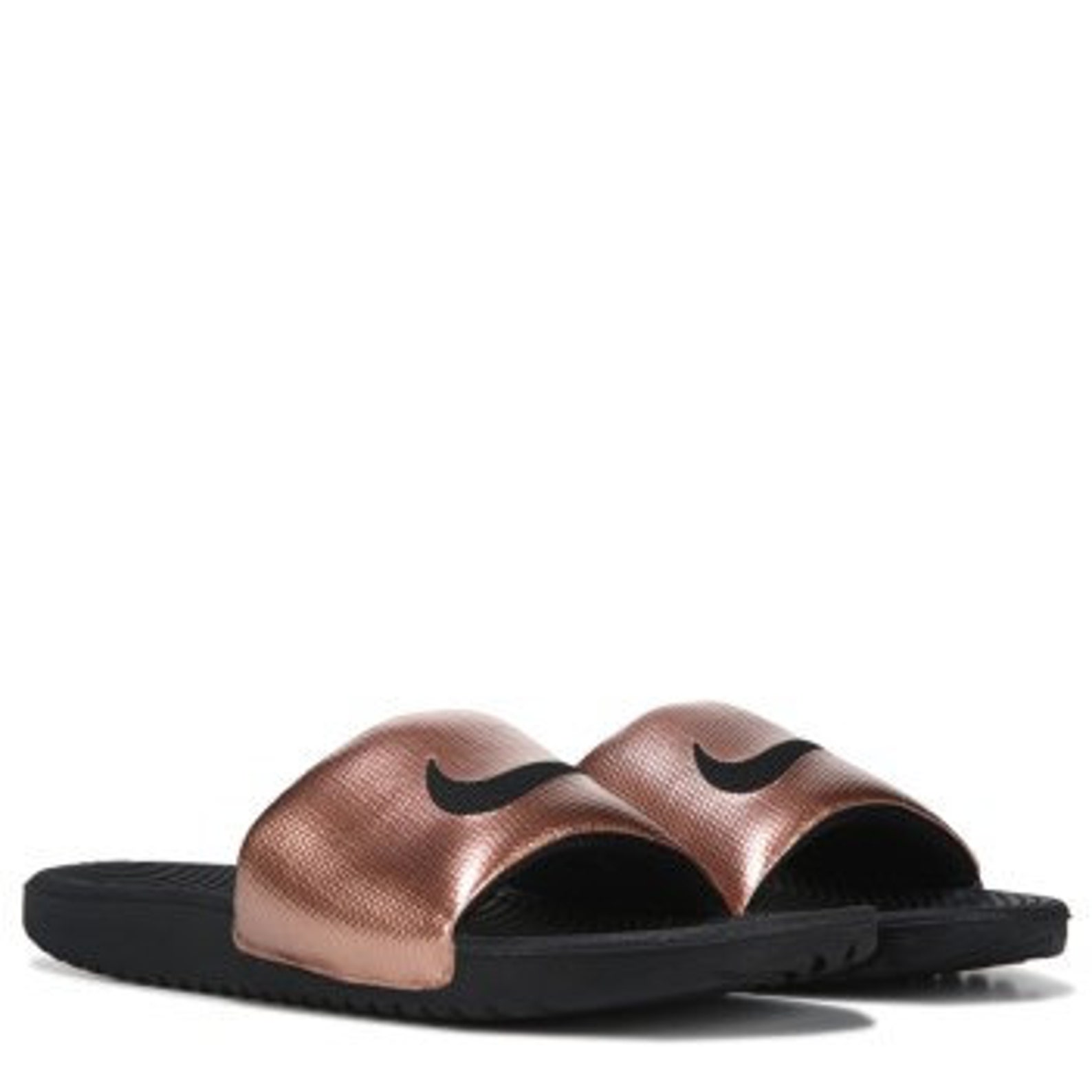 Bling Nike Slides Rose Gold Kawa Sandals Custom Blinged Out | Etsy