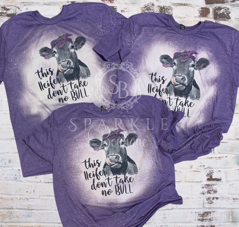 Mauspad ‚This Heifer Don‘t Take No Bull‘ – Lustiges Design Mit Kuh & Aquarellblumen, 240x200 Mm, Rutschfest