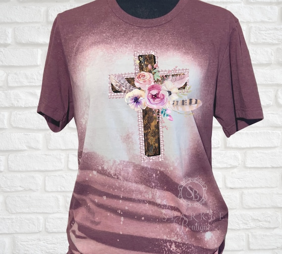 Bleached Cross Tee Bleached Cross Tee