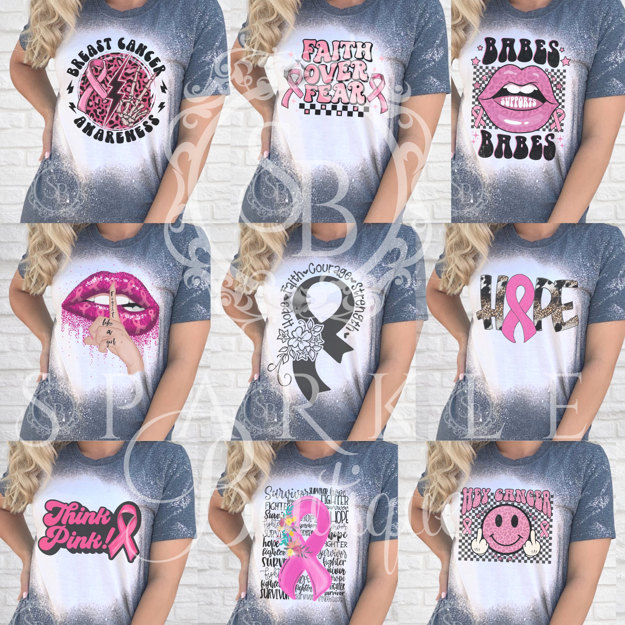 Blessed 24:7 Pink Breast Cancer Awareness Ladies T-Shirt FREE
