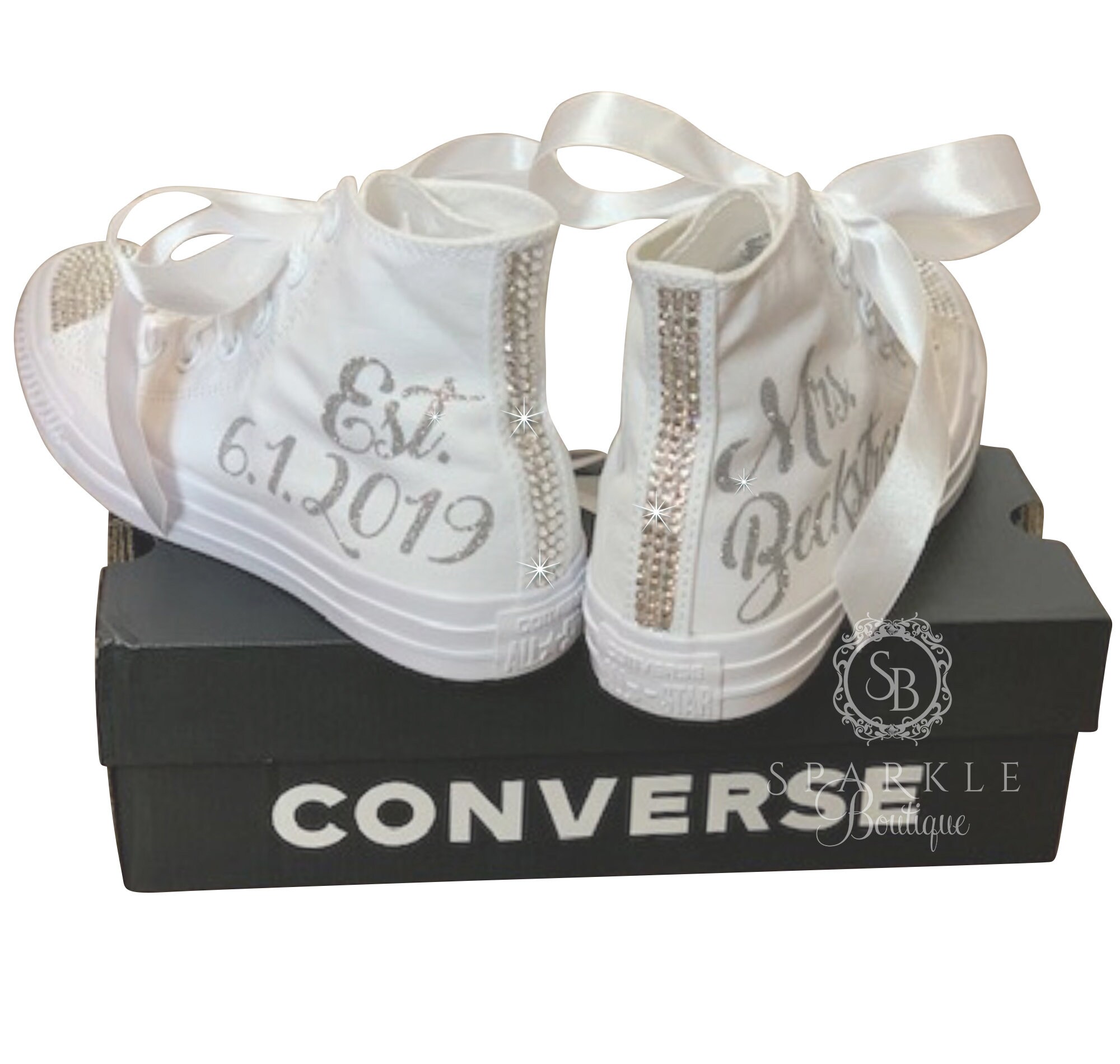 custom made wedding converse