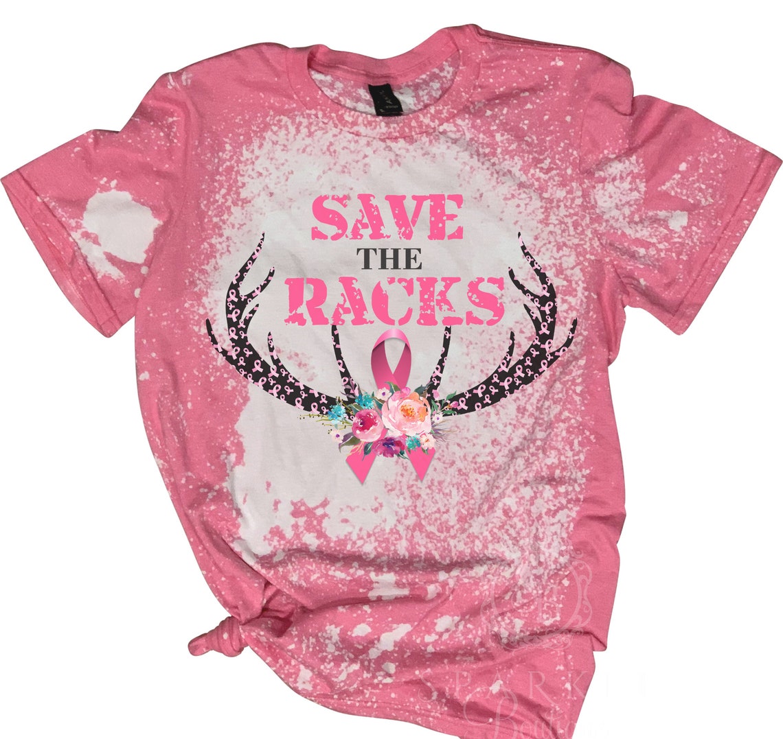 Women’s Breast Cancer Shirt Hope Shirt Save the Racks | Etsy