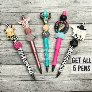 Beaded Pen Country Girl Pens Western Pen - Get ALL 5 Pens
