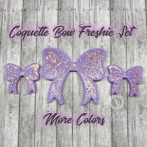 Coquette Bow Freshie Set Bow Car Freshie Coquette Bow Car Freshener Vent Size Freshies