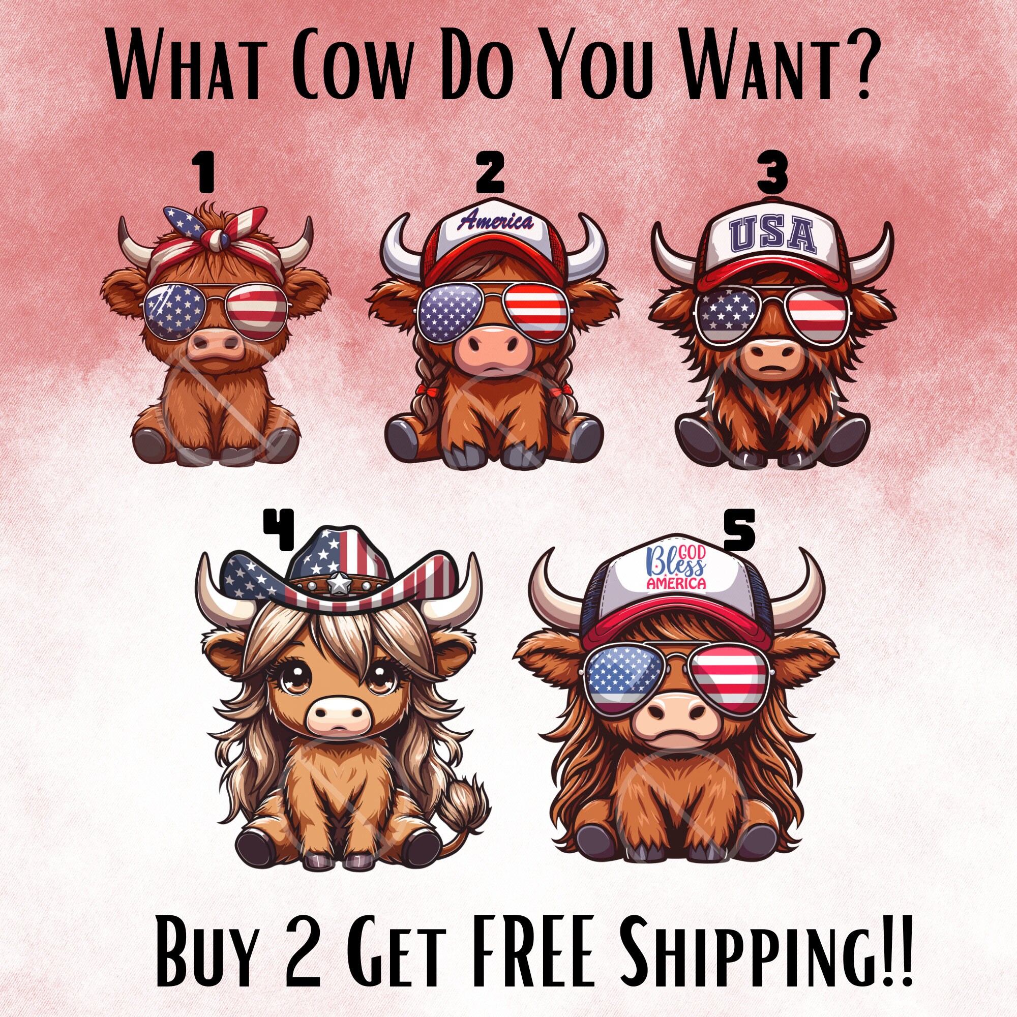 Highland Cow Shirt Trucker Hat Shirt 4th of July Shirt Western Independence Day Bleach Shirt Distressed Tee