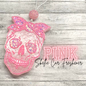 Skull Car Freshie Skellie Car Freshener Skull Car Charm Skull Car Freshie Gift for Her Aroma Scented Freshies for the Car