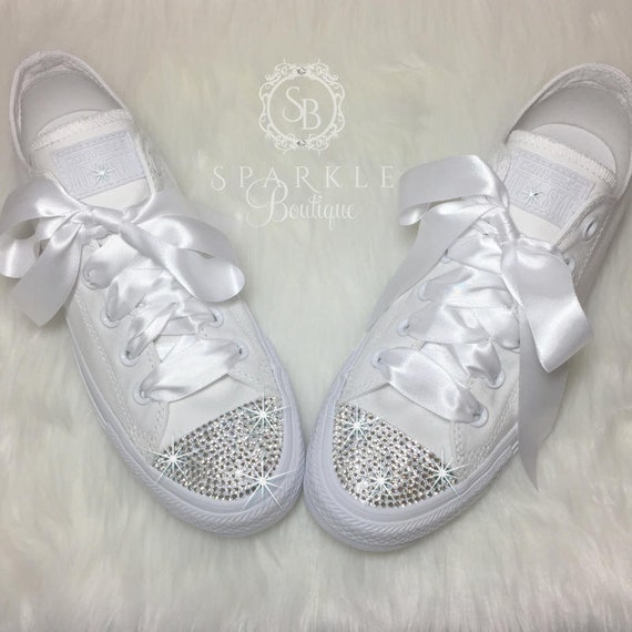 bedazzled chucks for wedding