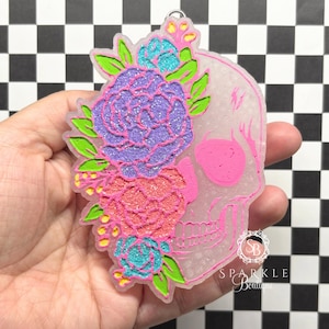 Skull Car Freshie Skellie Car Freshener Skull Car Charm Skull Car Freshie Gift for Her Aroma Scented Freshies for the Car