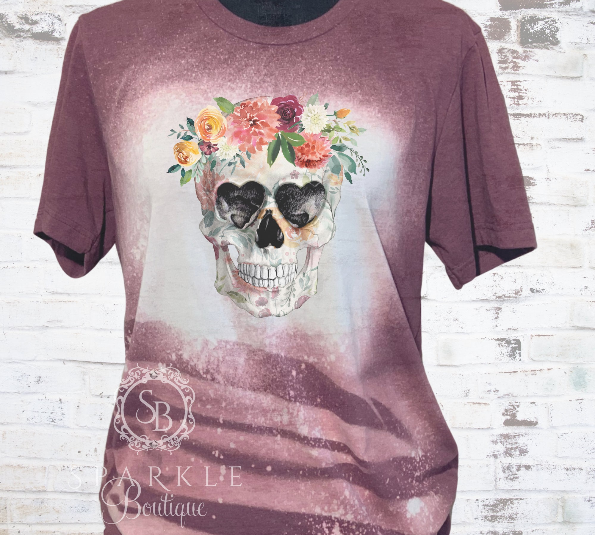 sugar skull shirt womens