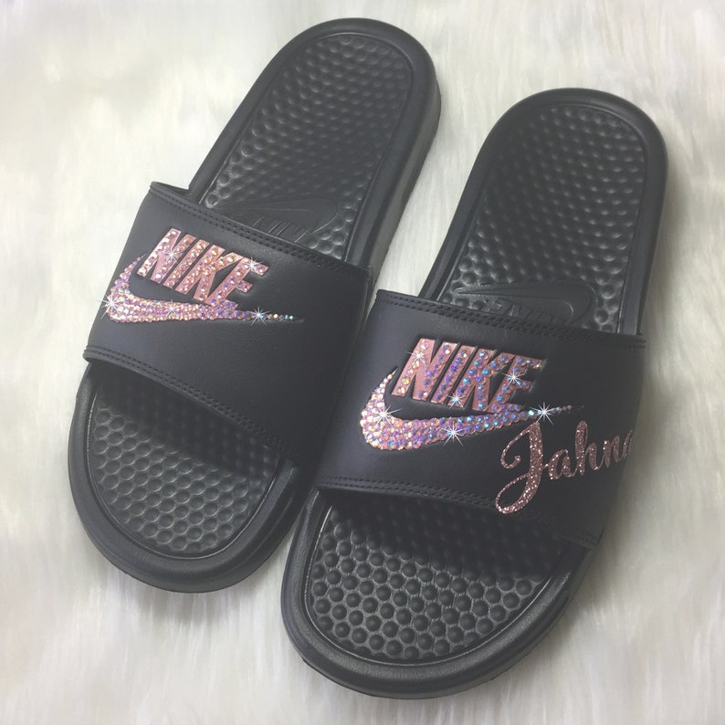 personalized nike slides