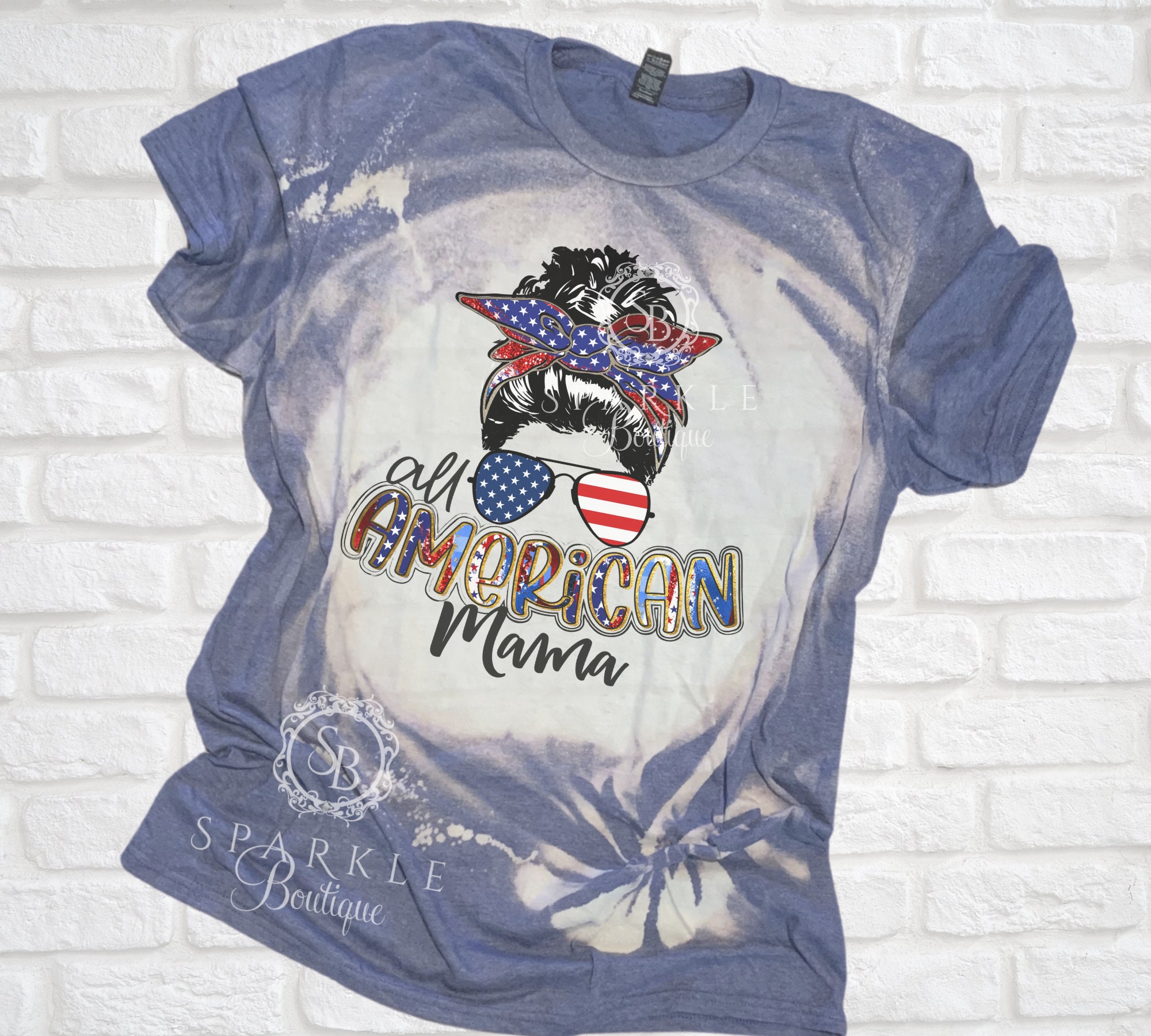 American Mama Shirt 4th of July Mom Tee Independence Day - Etsy