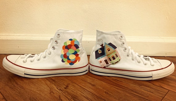 Disney's Up High Top Converse | Etsy