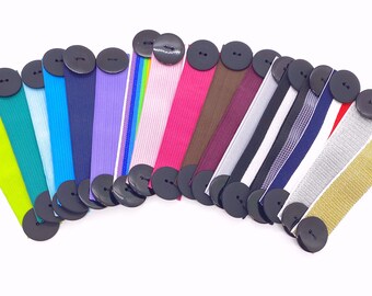 8 X strap hook holder for ear guard adjustable very soft plastic