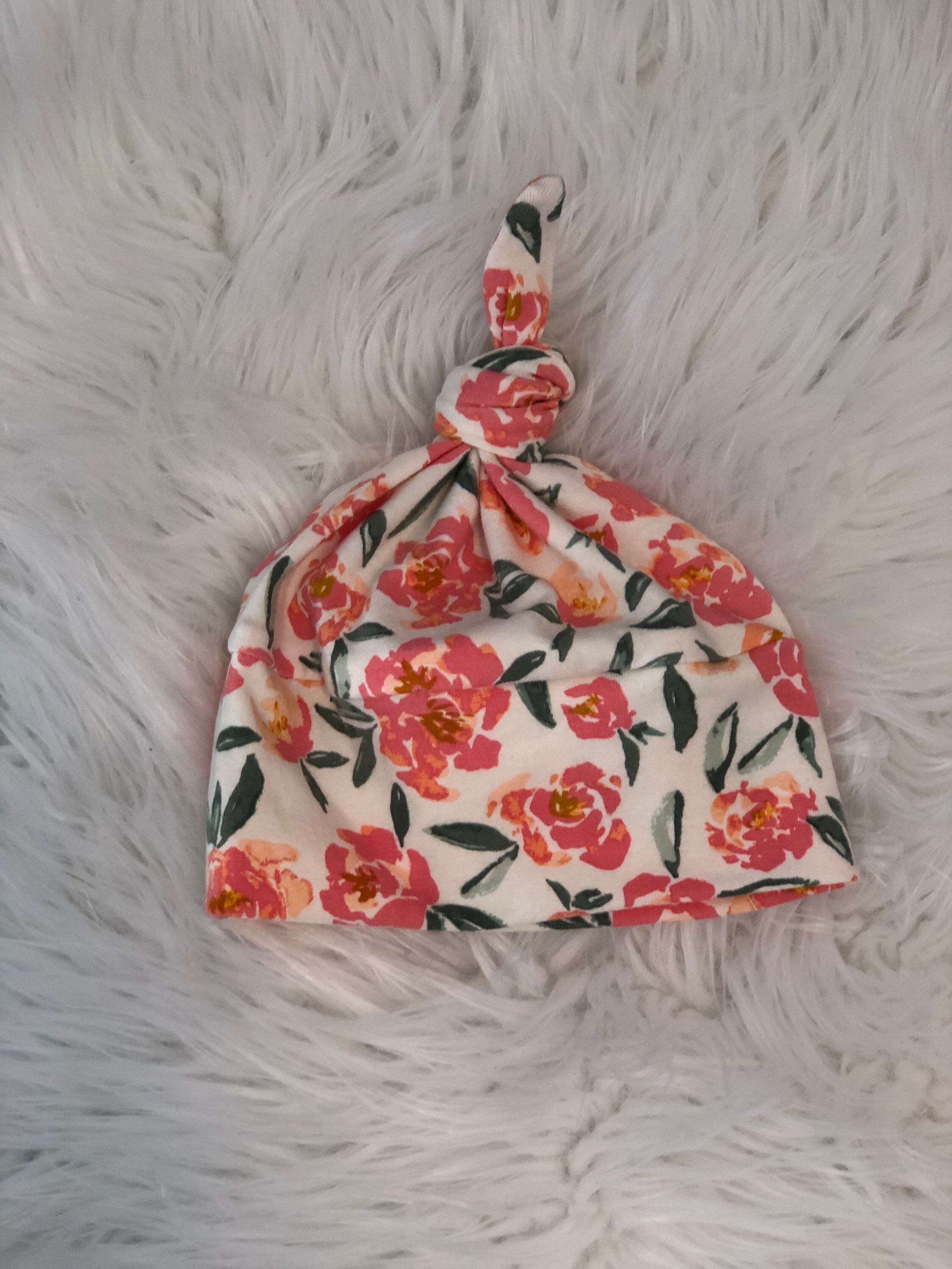 Floral Pink and Mint Knit Swaddle Set/Pink Swaddle Set/Baby Etsy