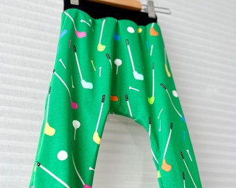 Golf baby joggers, Golf toddler pants, Hole in One Par-Tee birthday theme, Golf baby gift, preppy baby pants, toddler golf clothing outfit