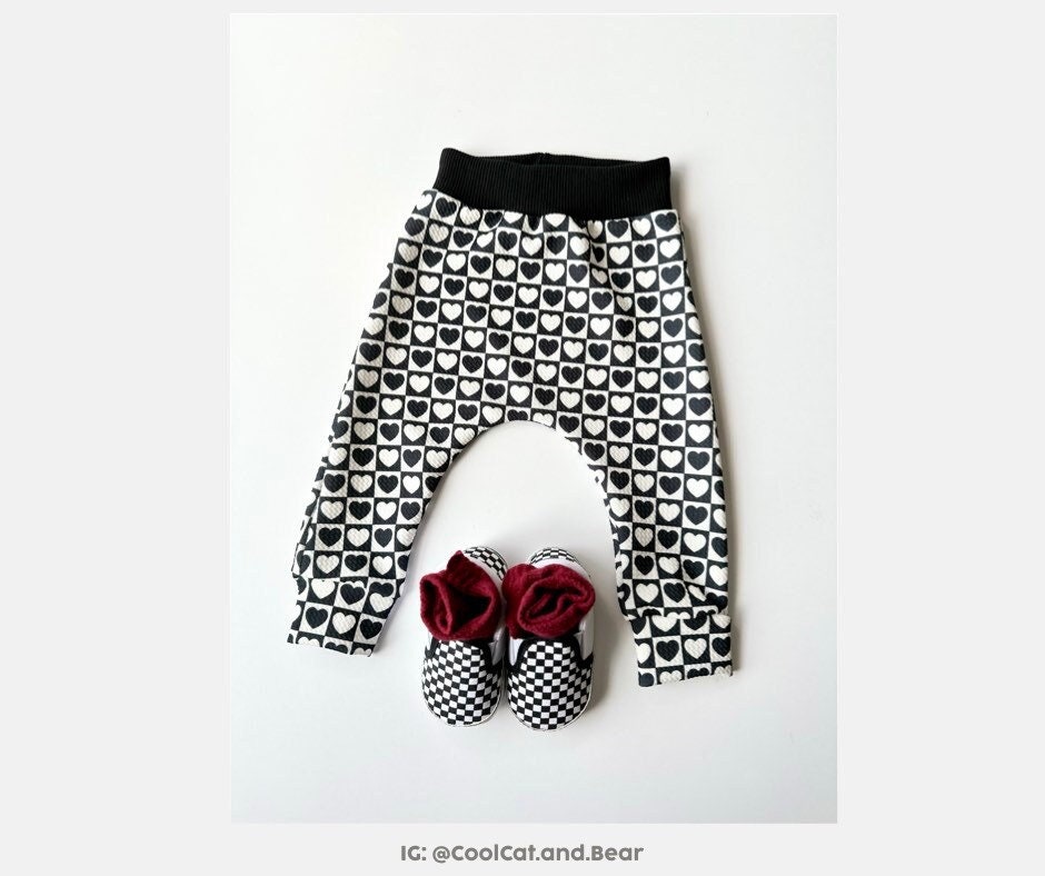 Baby Skate Clothes, Vintage Checkerboard Leggings