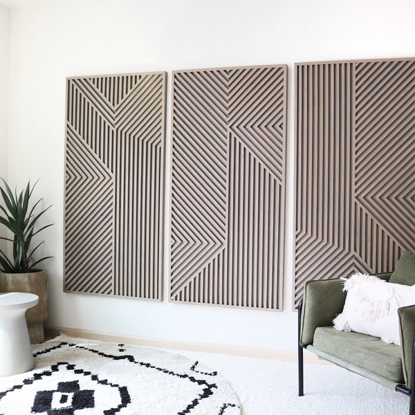 Modern Wood Art Etsy