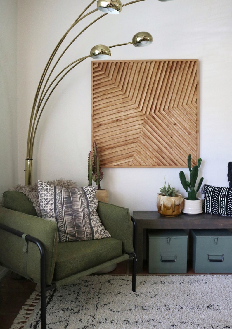 Wood Art Wood Wall Art Geometric Wood Art Geometric Wall Etsy