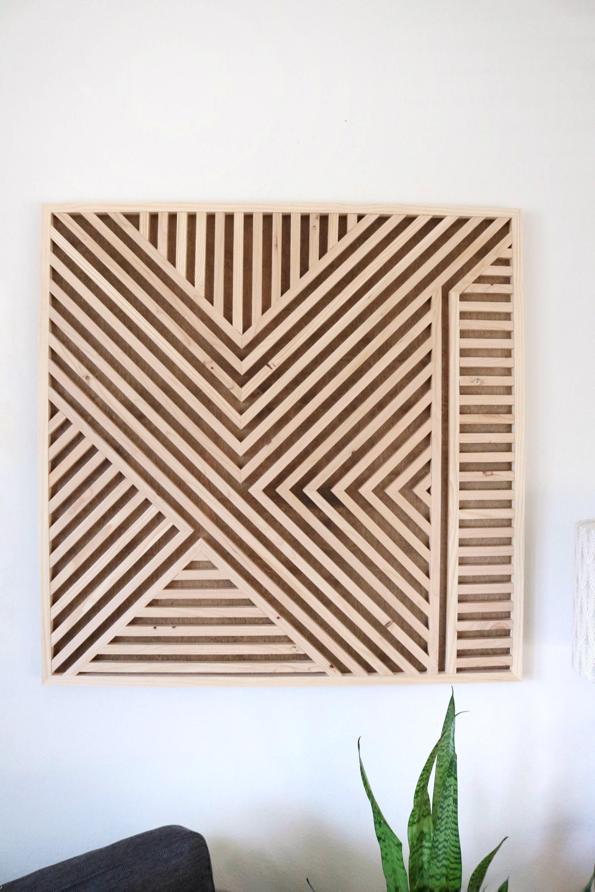 Wood Decor Wood Wall Decor Modern Wood Decor Modern Wall Etsy Canada