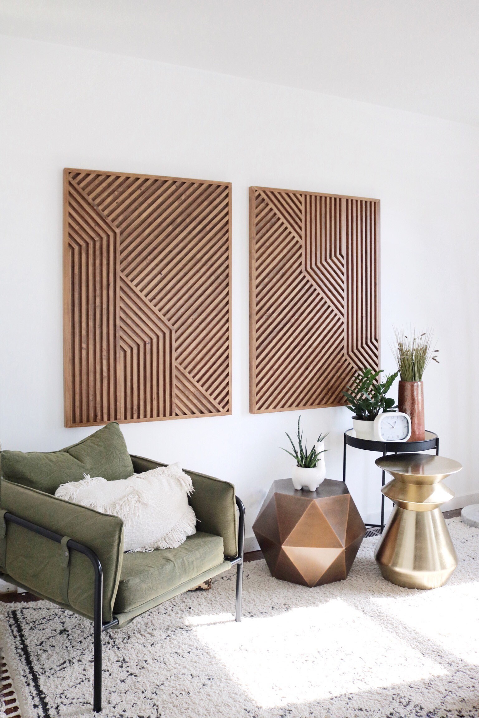 Wood Art Wood Wall Art Geometric Wood Art Geometric Wall Etsy