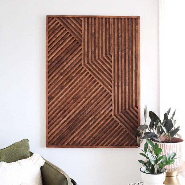 Thumbnail for Geometric Modern Wall Decor With Reclaimed Wood