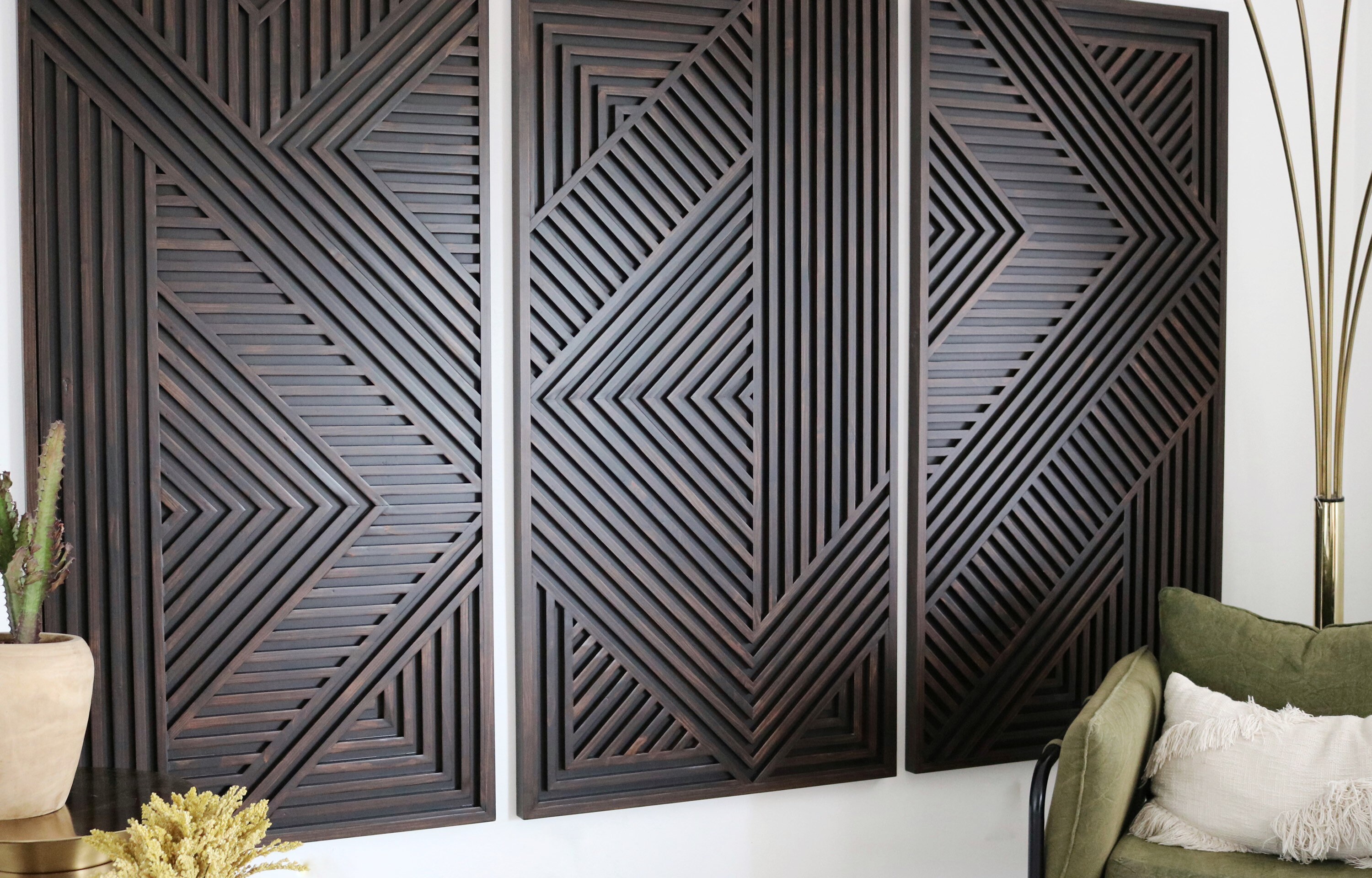 Geometric Wood Art Wood Wall Art Rustic Wall Art Wood Art Etsy