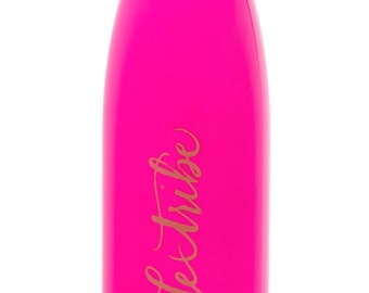 Samantha Margaret 17 oz. Bride Tribe Water Bottle - Pink