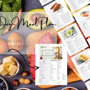 7 Day Healthy Eating Meal Plan WEEK 1 Whole30 Paleo Primal Eating Planning