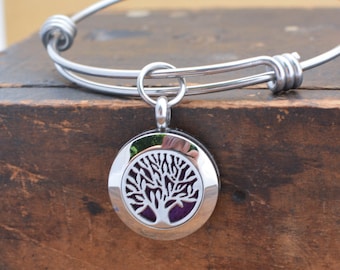 Essential Oil Diffuser Bracelet for Women - Mothers Day Gift for Women - Tree of Life Jewelry - Aromatherapy Jewelry - Aromatherapy Bracelet
