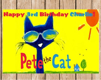 Pete the cat birthday | Etsy