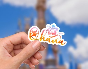 Stitch Waterproof Vinyl Sticker: Lilo and Stitch Aloha Decal