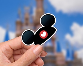 Micky Hut Aufkleber Wasserdicht Disney Laptop, Mickeyy, Pixie Dust Disney Micky Maus Disneying Freizeitpark Urlaub, Schlosspark Maus