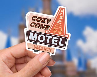 Calcomanía de vinilo impermeable de Rayo McQueen para coche