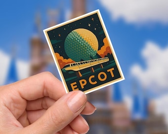 Disney Epcot What A Wonderful World sticker waterdichte Disney laptop, Disneying themapark vakantie, kasteelparkmuis