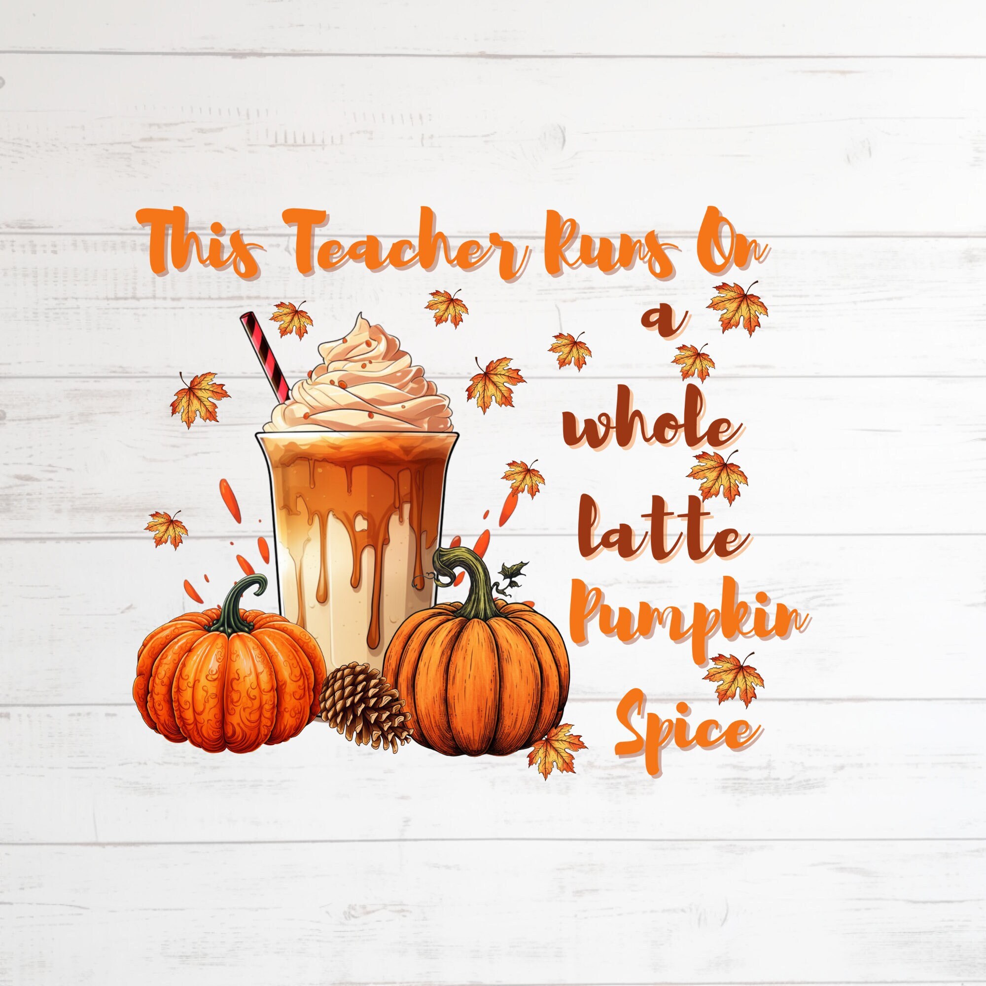 This Teacher Pumpkin Spice SVG File SVG Teacher Svg Funny - Etsy